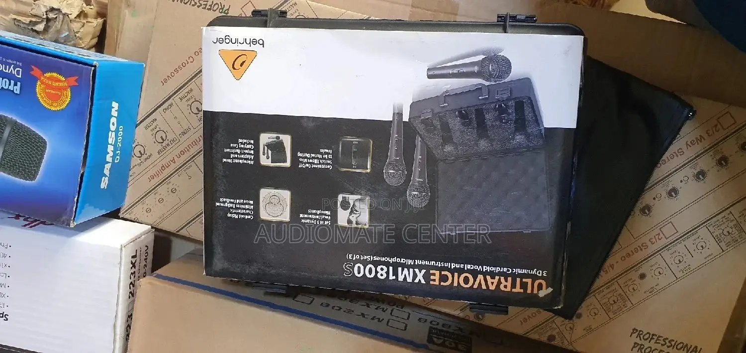 3 in 1 Behringer Ultravoice Corded Microphone