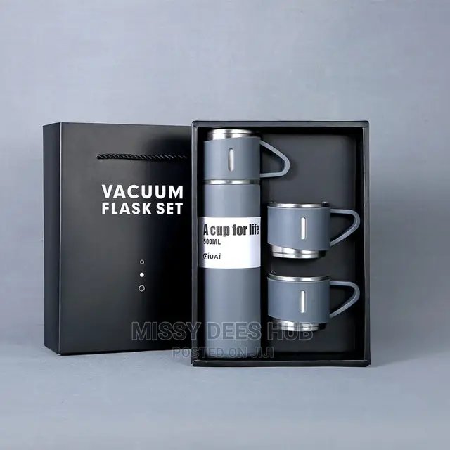 Vaccum Flask With 2 Cups
