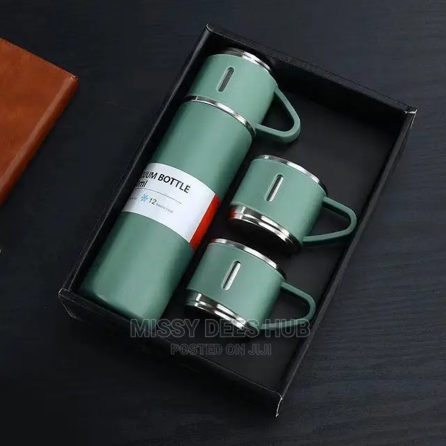 Vaccum Flask With 2 Cups