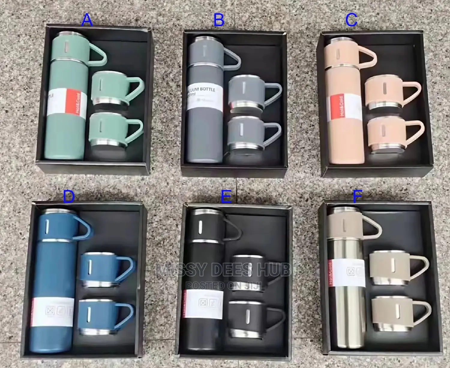 Vaccum Flask With 2 Cups