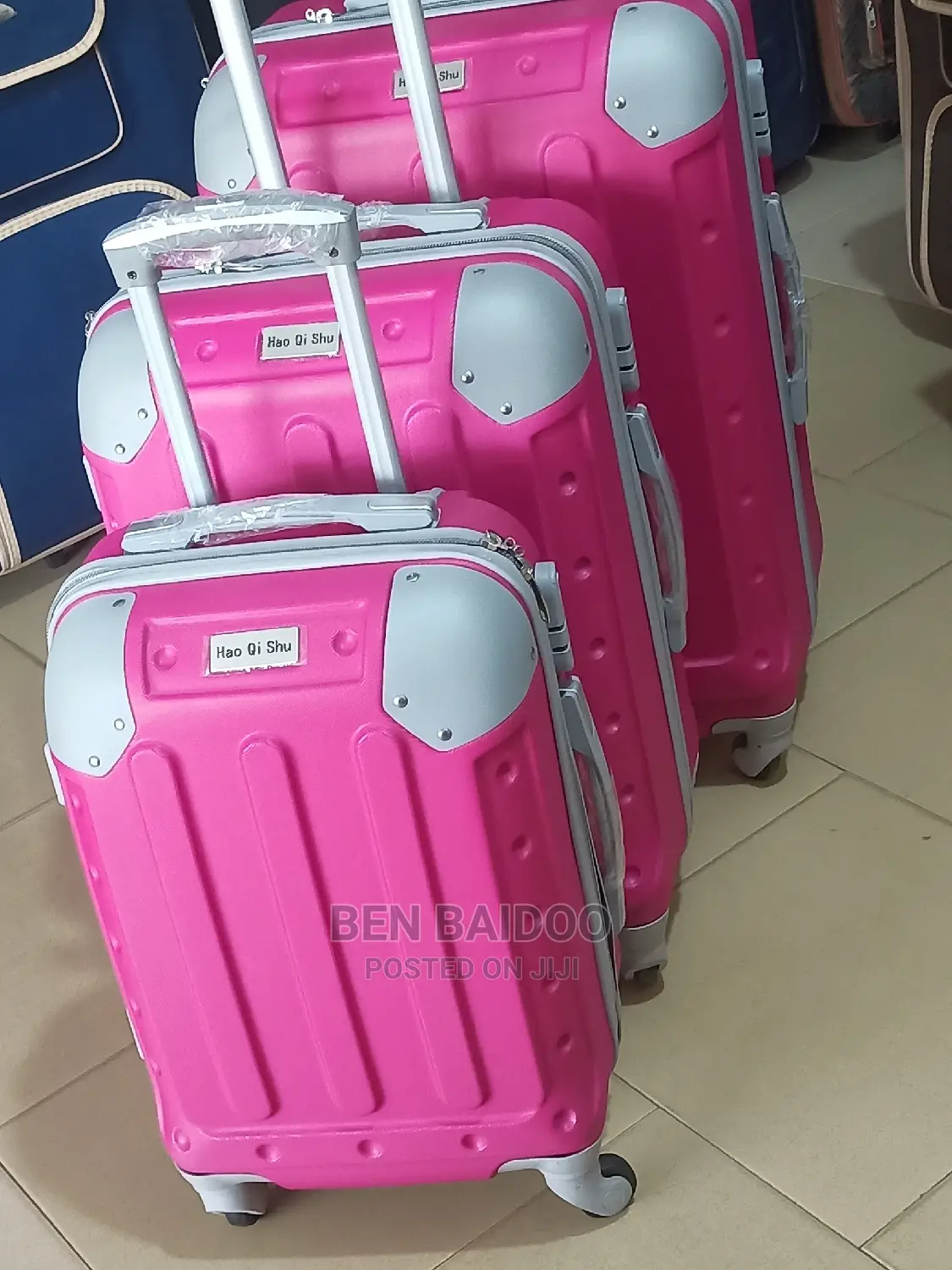 Unisex Plastic Travelling Bags Set 3in1