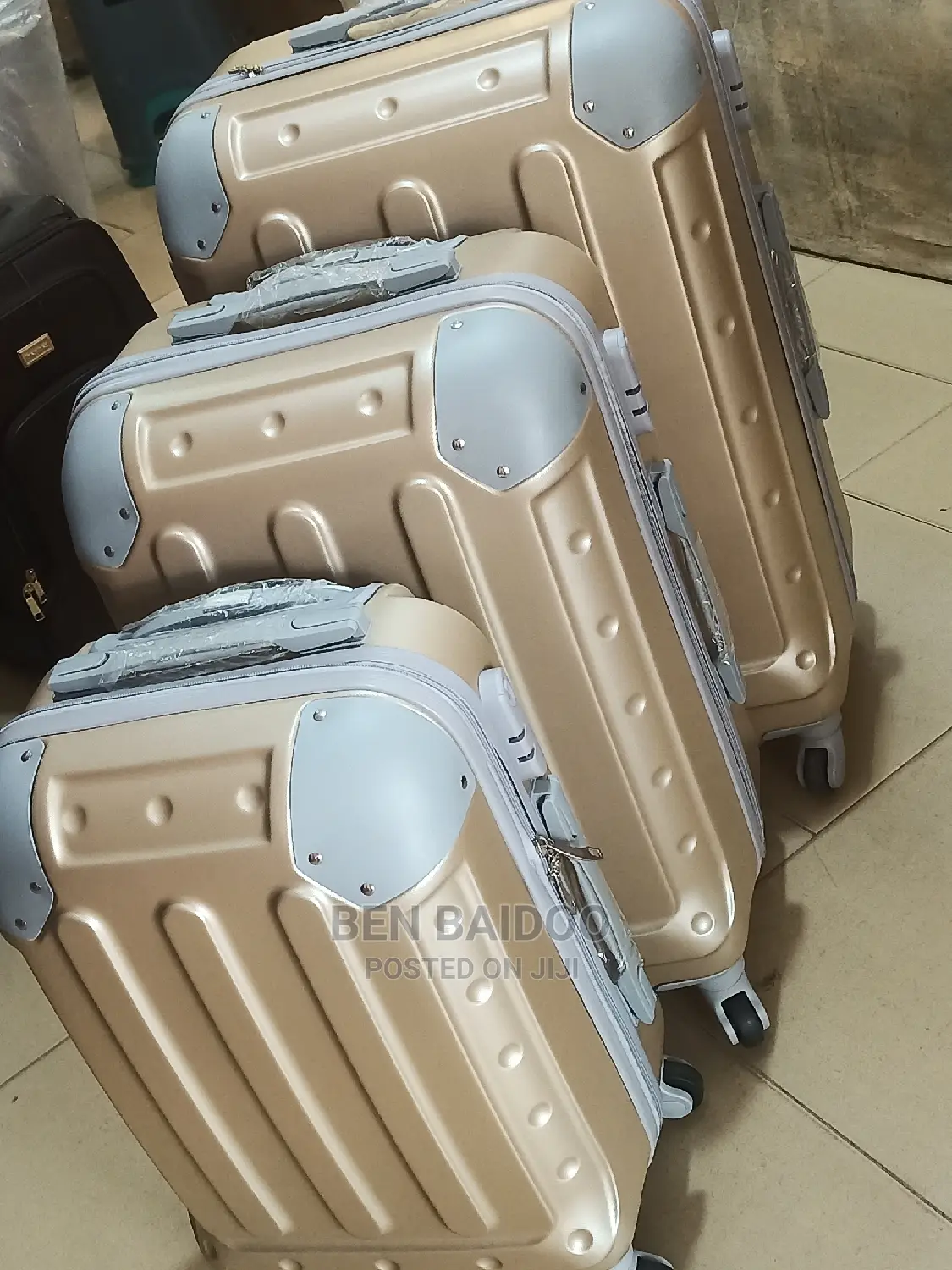 Unisex Plastic Travelling Bags Set 3in1