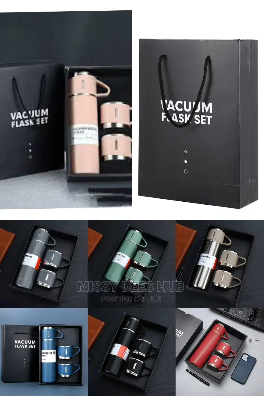 Vaccum Flask With 2 Cups