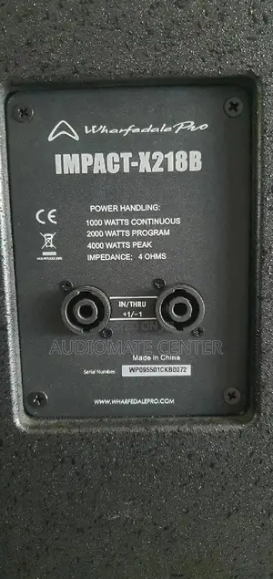 Whafadele Impact-X 218b Bass Speaker