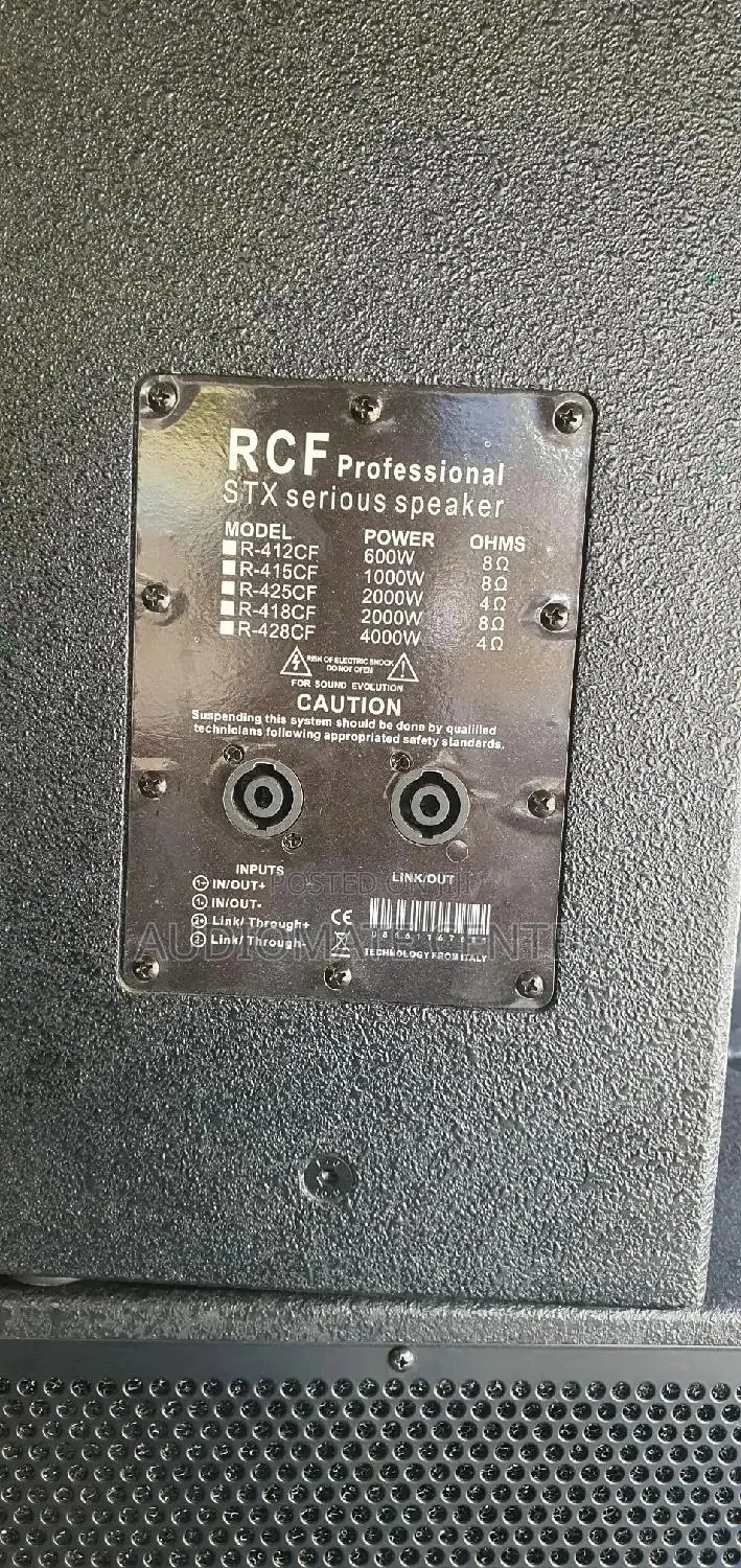 RCF 12 Inch Passive Speaker