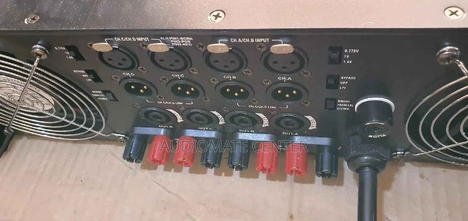 Ev 4 Channel Amplifier