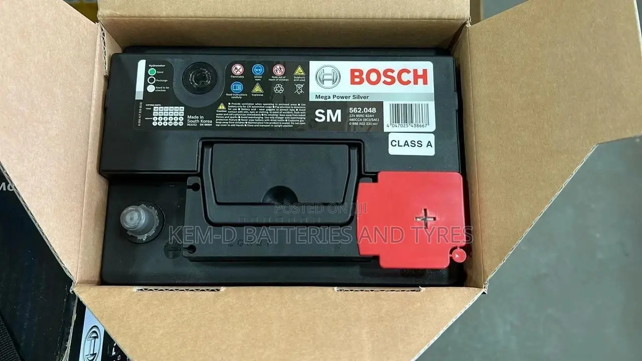 13 Plates Bosch Battery - Free Delivery