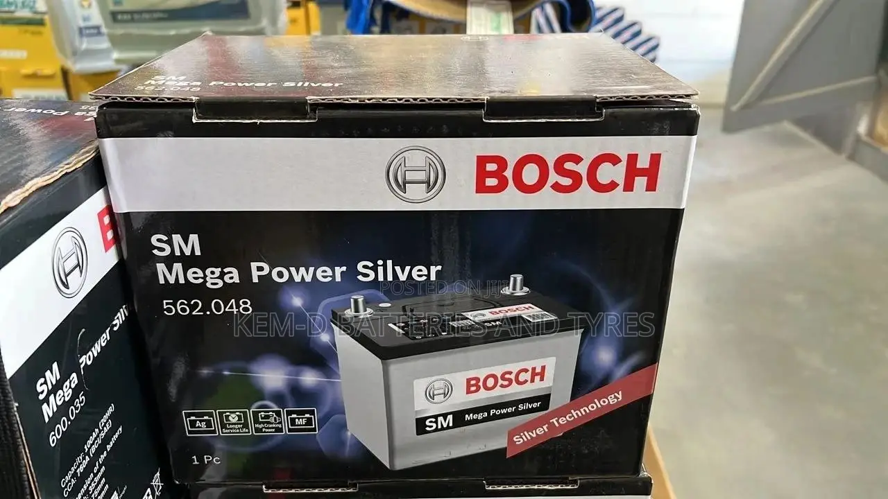 13 Plates Bosch Battery - Free Delivery