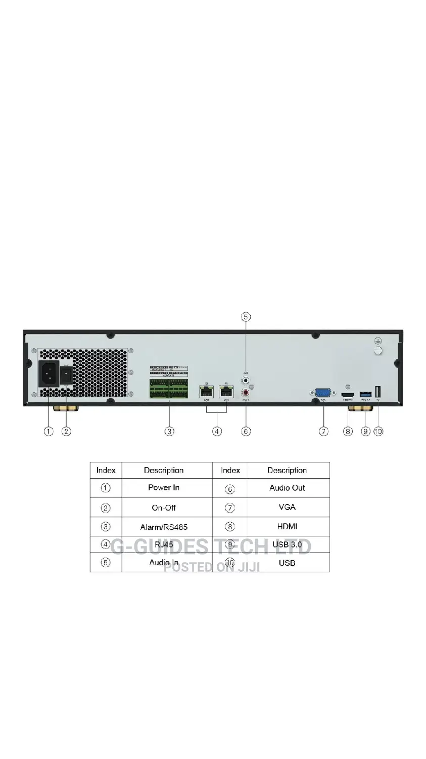 64ch JOVISION NVR, JVS-Nd9164-Hz 64ch 8hdd H.265 NVR