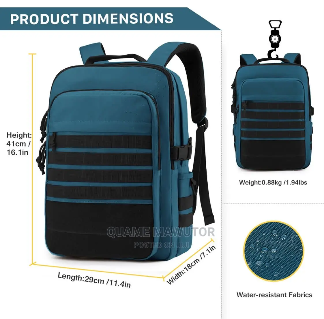 Contact Me on for Your USB Waterproof Backpacks