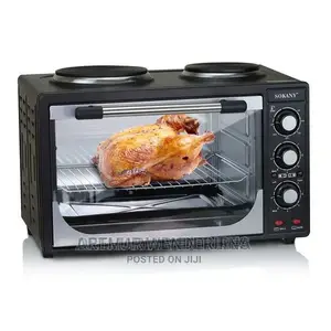 Sokany Oven 3200W ,35L Electric Oven With 2 Hote Plate
