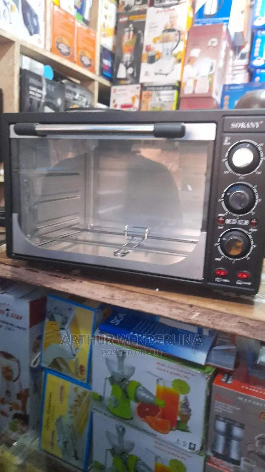 Sokany Oven 3200W ,35L Electric Oven With 2 Hote Plate