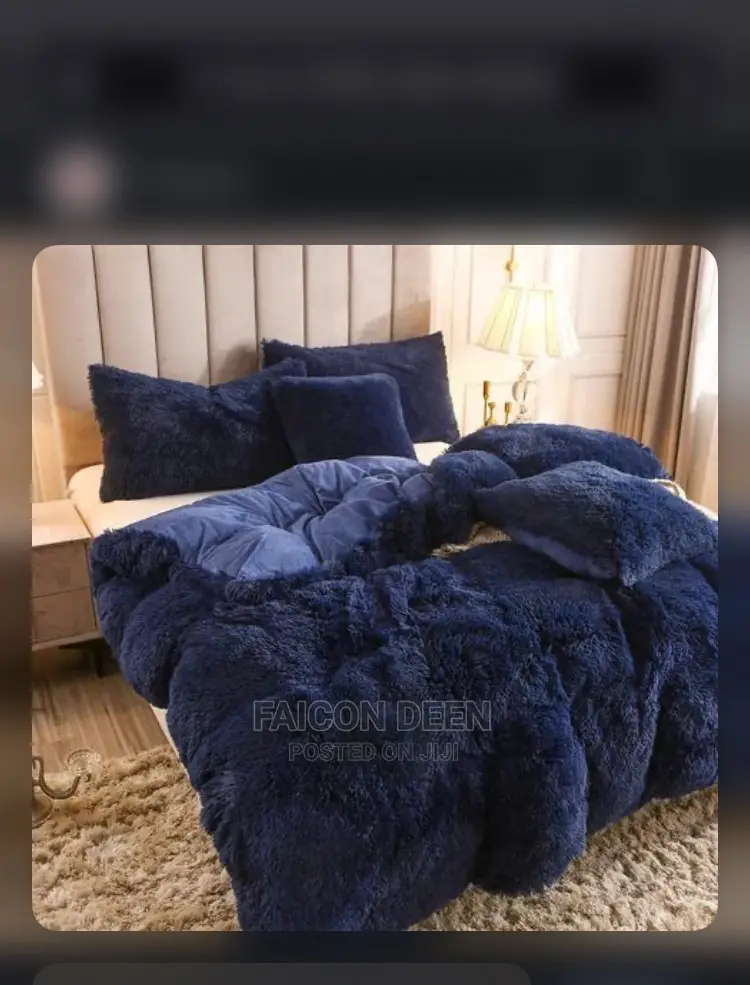 Original Modern Fluffy Duvet Set(100%Cotton) in Diff Color