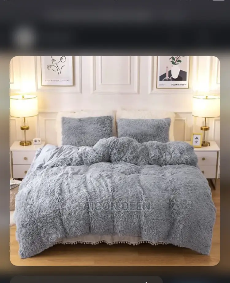 Original Fluffy Duvet Set(100%Cotton)Available in Diff Color