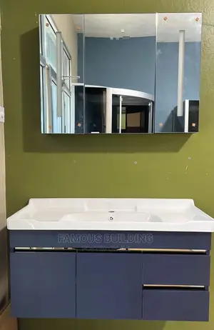 Vanity Cabinet Basin With Led Mirror