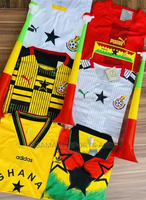 Original Black Star Jersey With Vuvuzela at Cool Price
