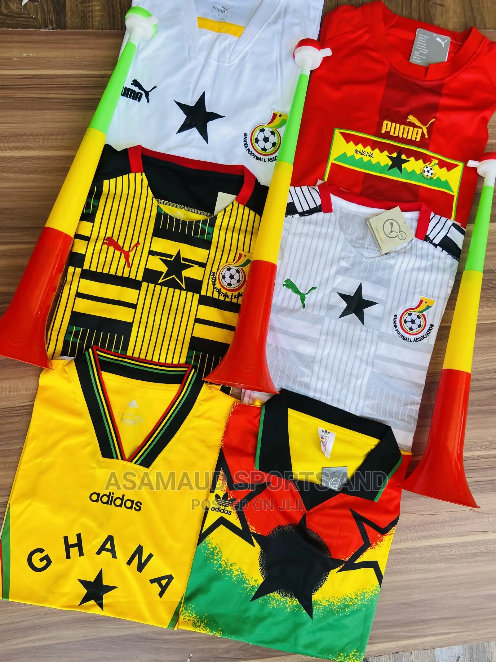 Original Black Star Jersey With Vuvuzela at Cool Price
