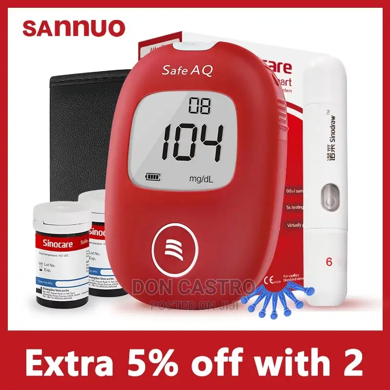 Sinocare Safe Aq Smart Blood Glucose Monitor