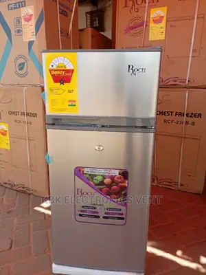 Roch 95ltr(Rf125 Silver) Double Door Refrigerator