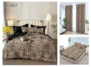 High Quality Duvet Cover+ Curtains(8pcs in 1)In Diff Colors