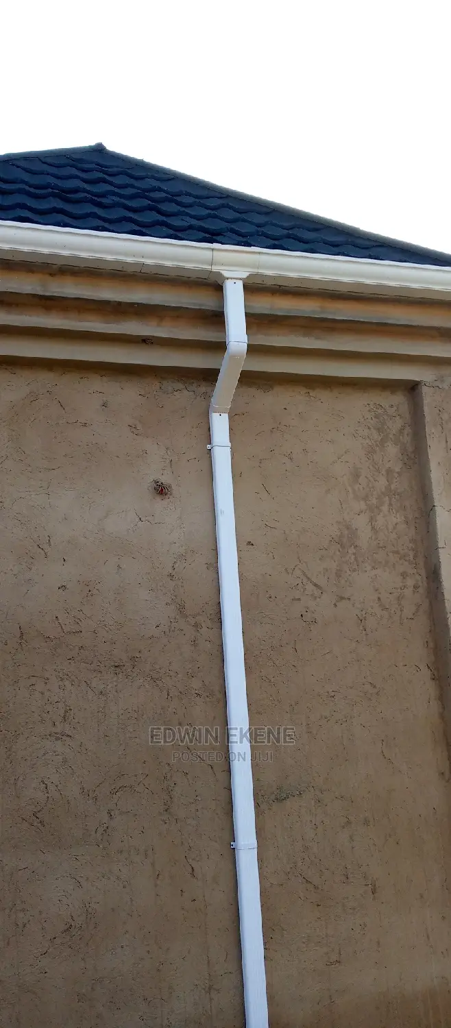 Plastic Pipe and Rain Gutters