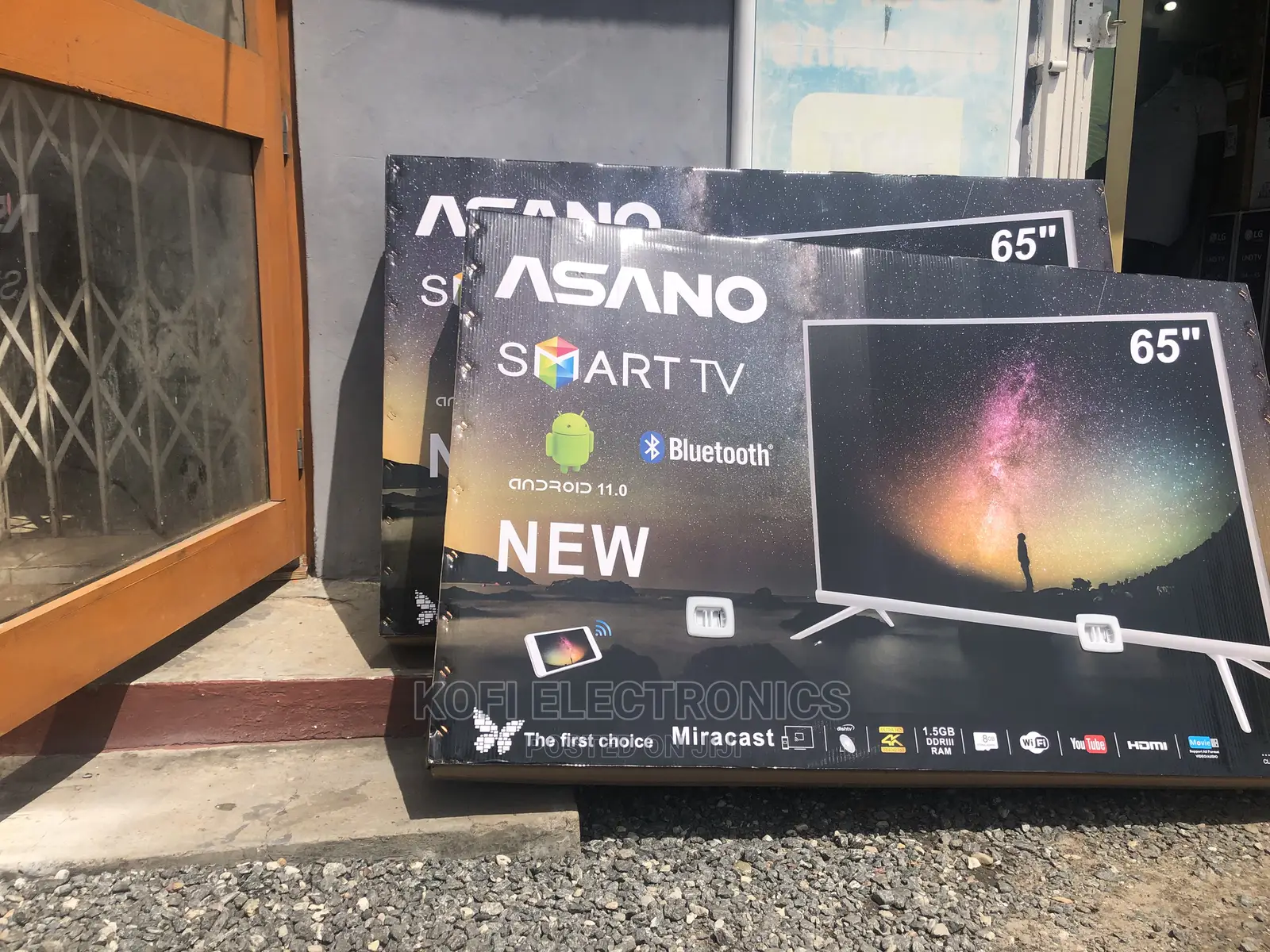 Miracast New Asano 65′′ UHD Smart Satellite TV