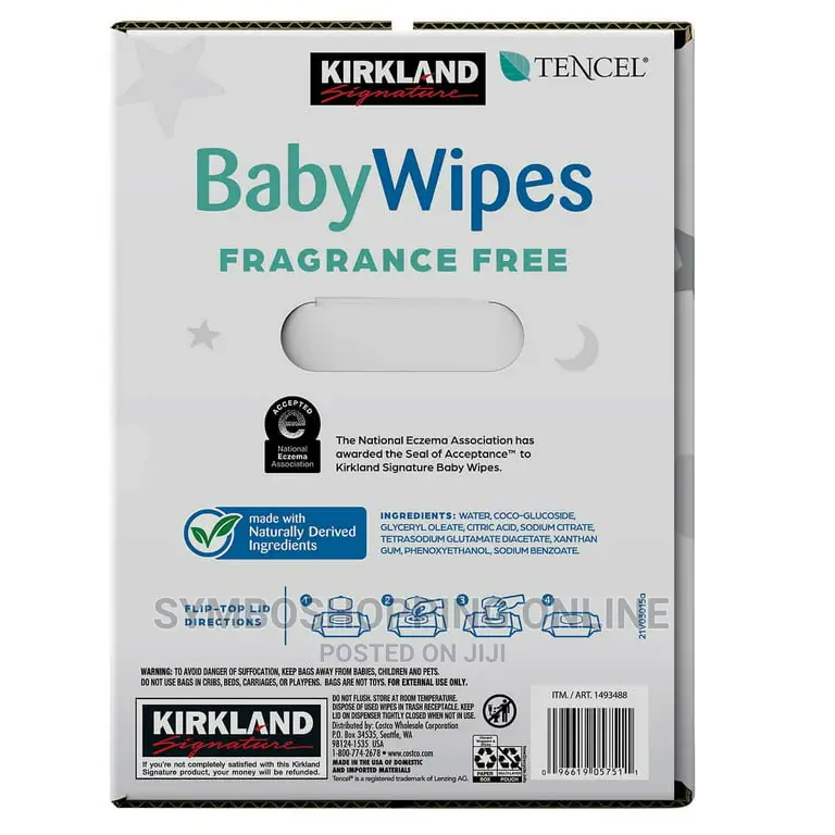 Kirkland Signature Baby Wipes Fragrance Free in Airport Residential