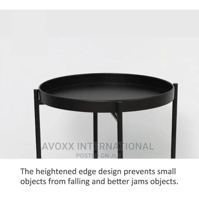 Double-Layer End Table, Round Accent Coffee Side Table