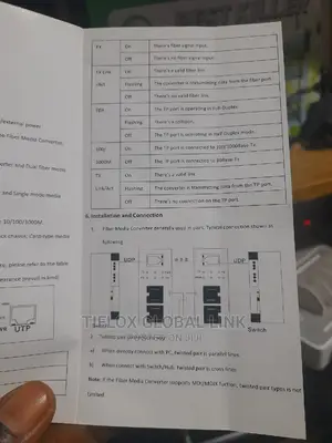 Single Mode Fiber Media Converter