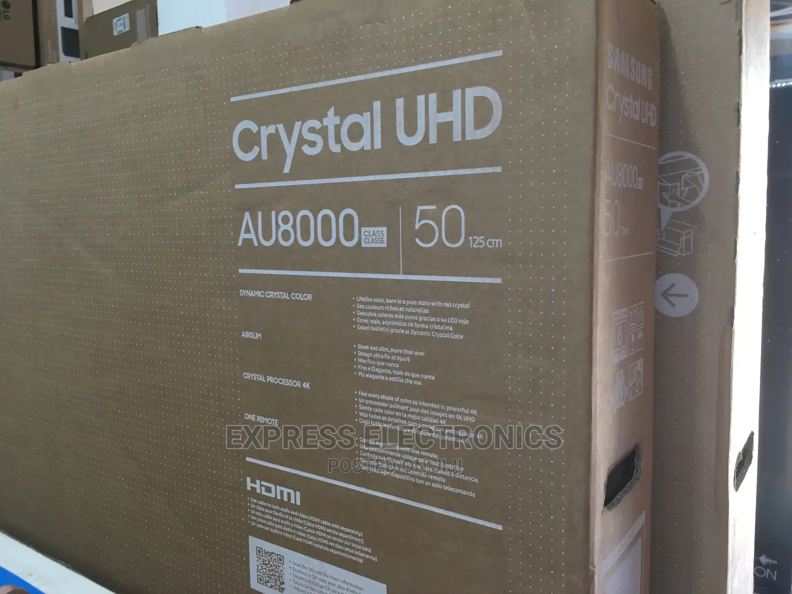 1m 25cm (50") AU8000 Crystal UHD Smart TV Samsung