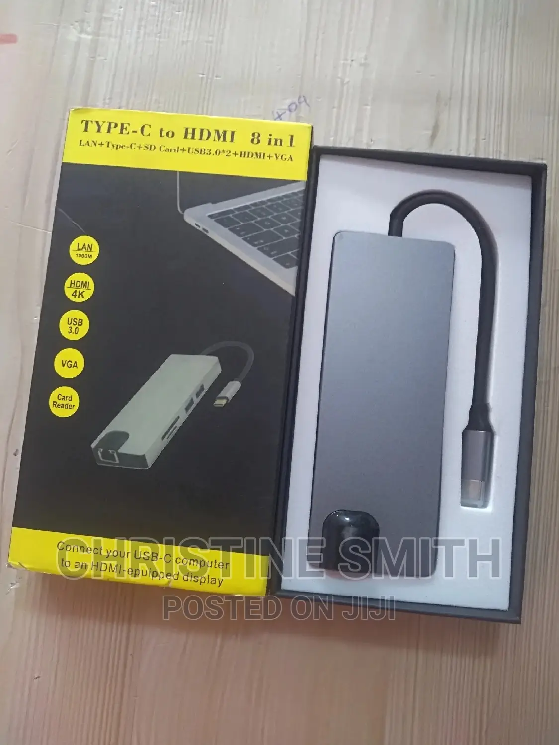 Type C 8 in 1 With VGA