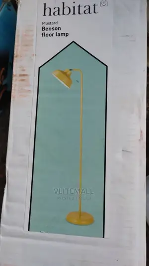 Habitat Benson Floor Lamp - Mustard