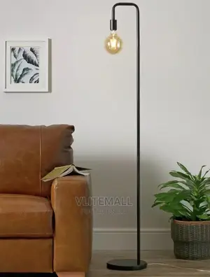 Habitat Rayner Industrial Floor Lamp - Black