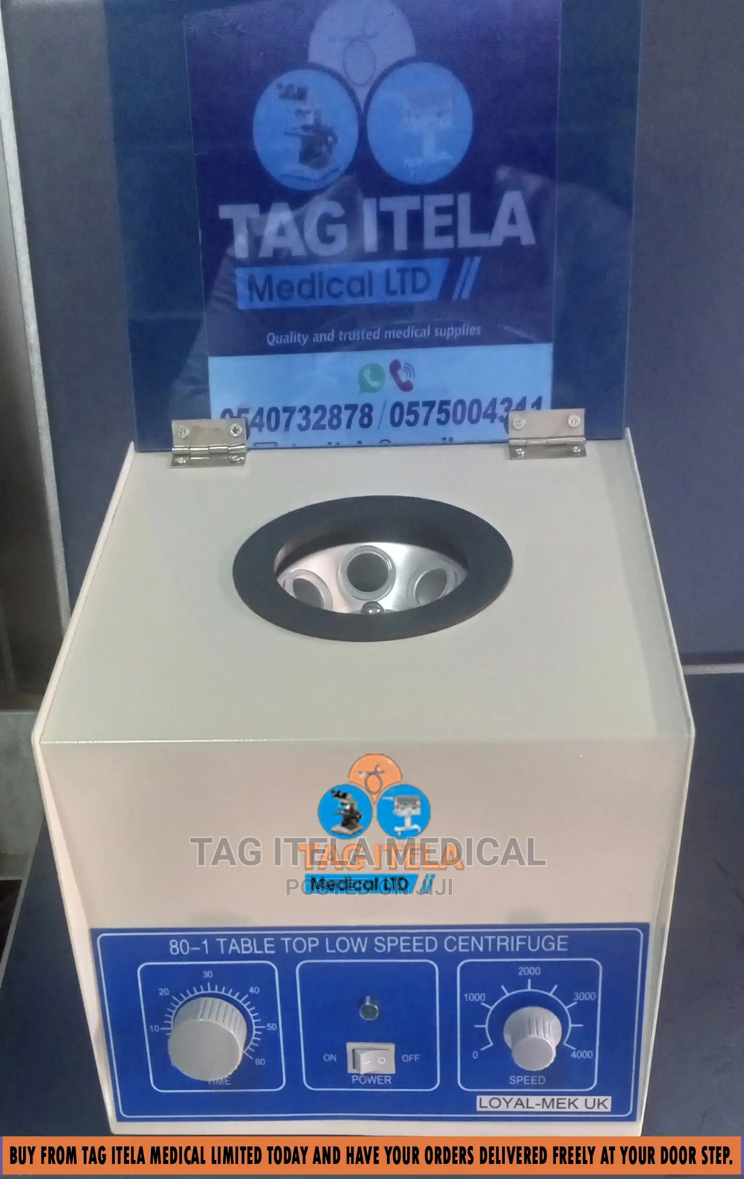 Centrifuge (6 Bucket Manual)