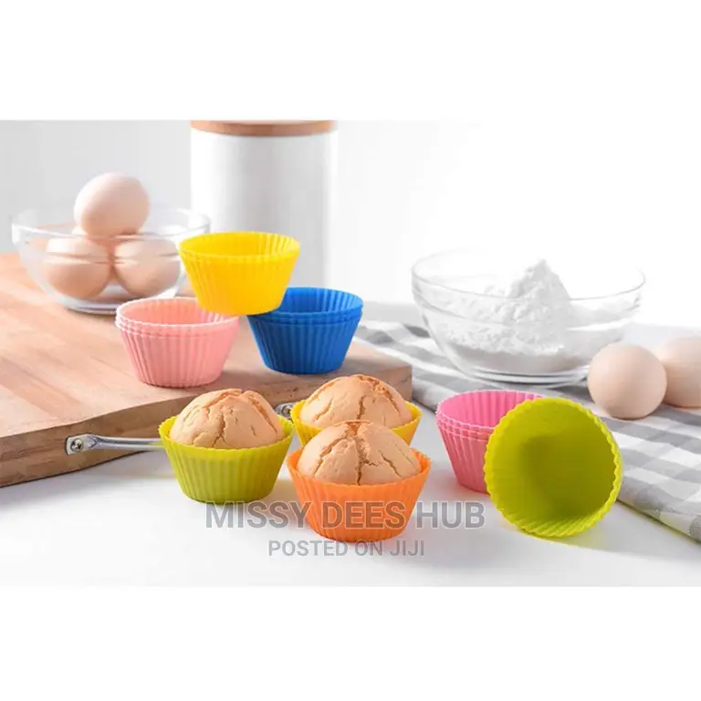 Silicone Cupcake Mold - 6pcs