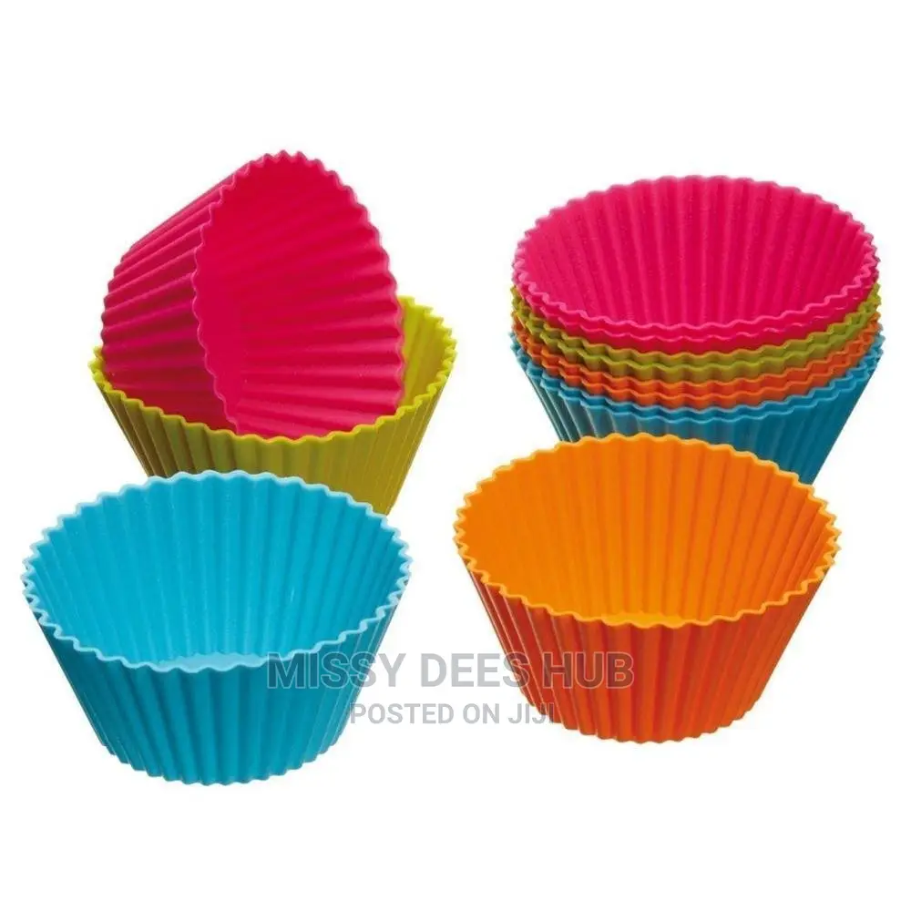 Silicone Cupcake Mold - 6pcs