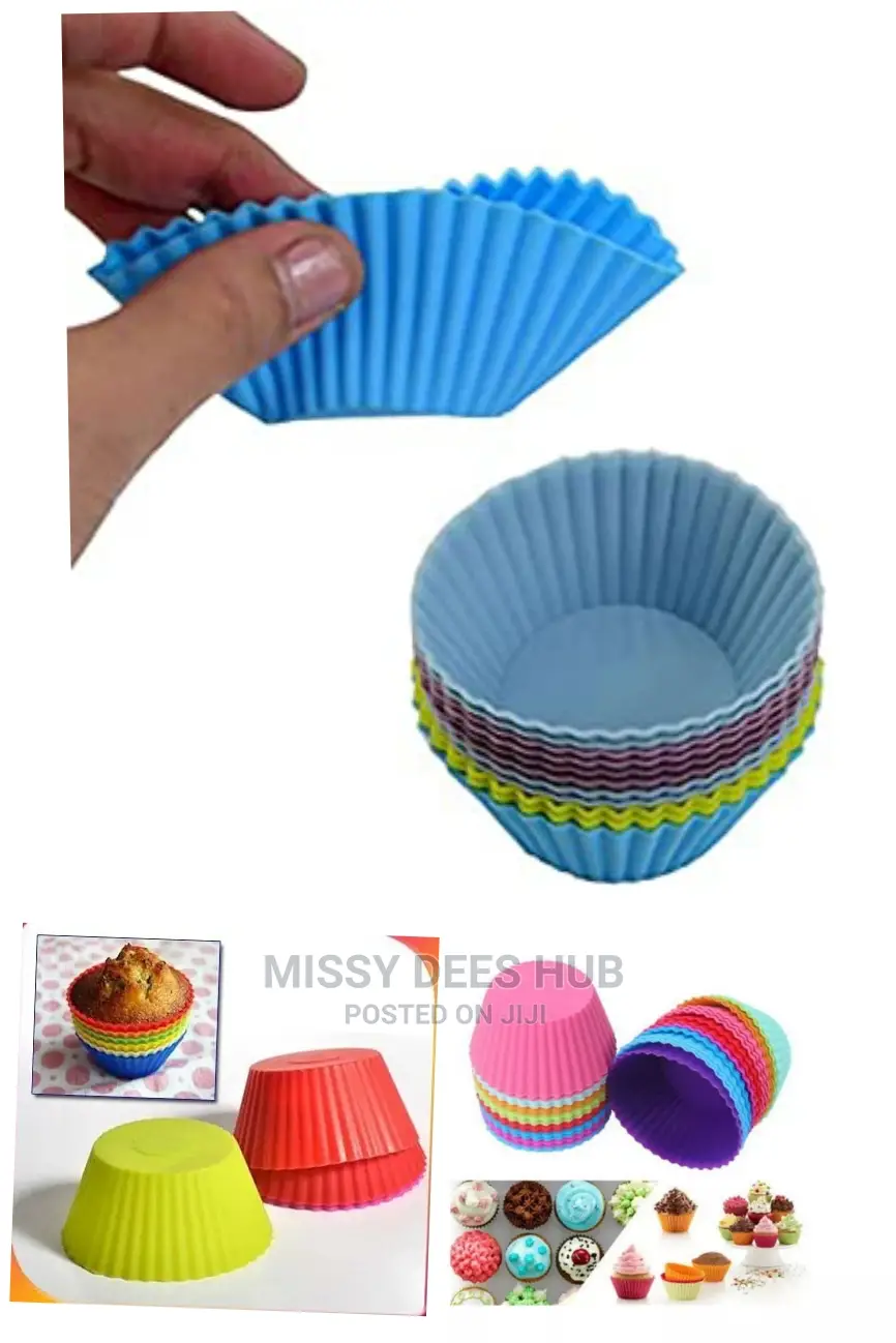 Silicone Cupcake Mold - 6pcs