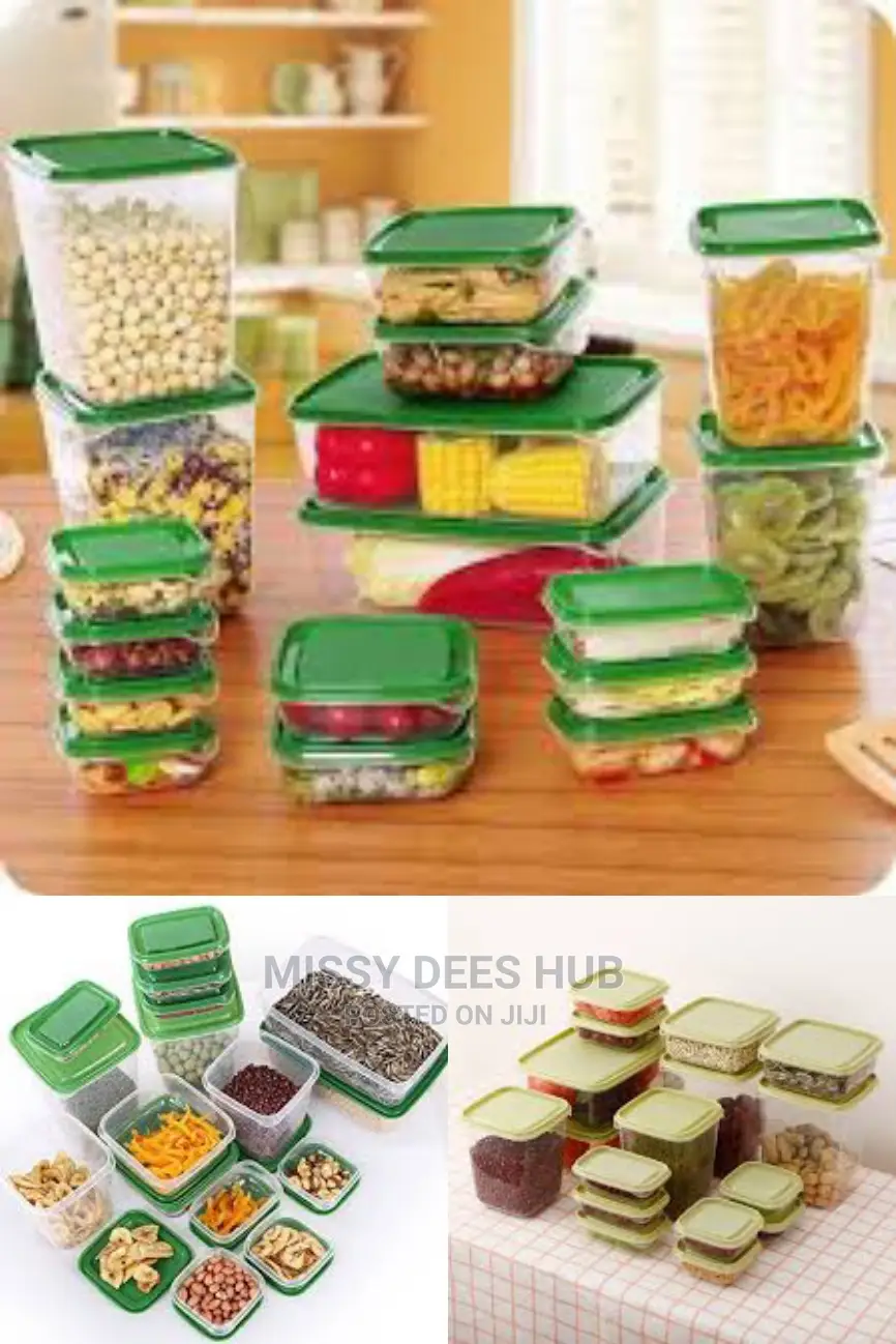 Storage Bowls With Lids ( 17pcs)