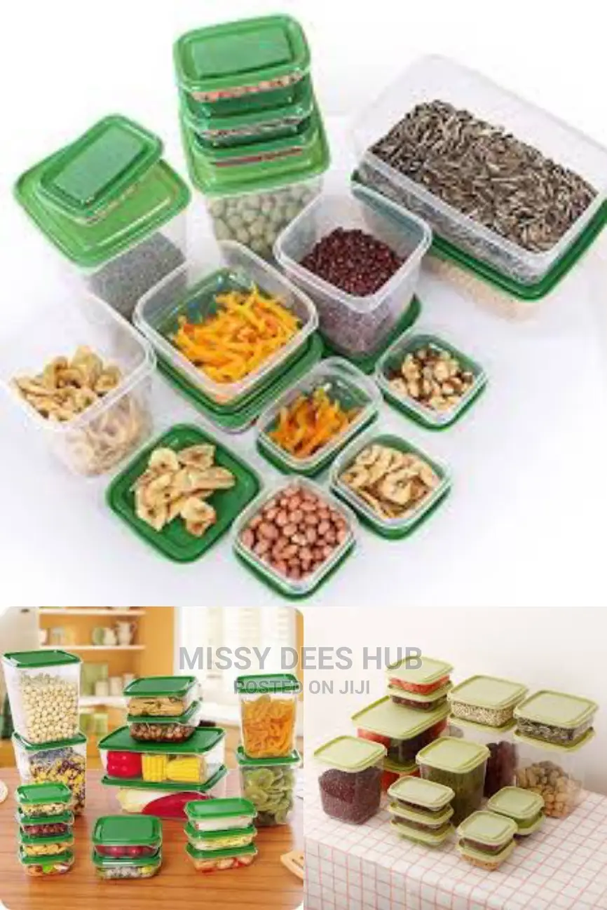 Storage Bowls With Lids ( 17pcs)