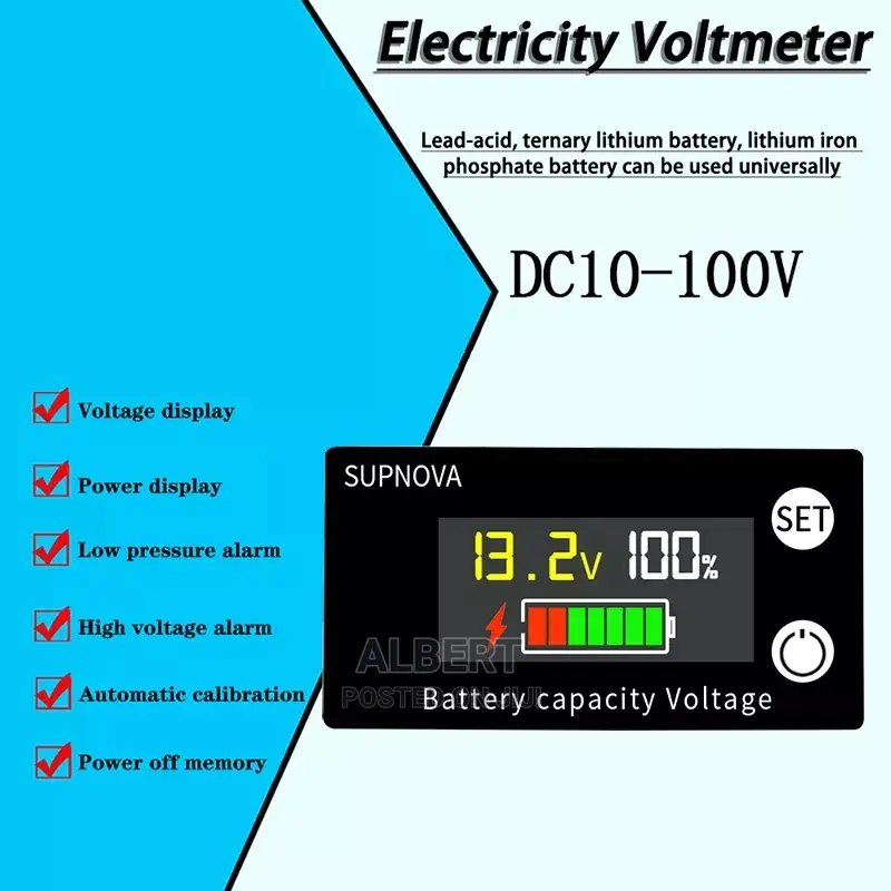 10v-100v Battery Capacity Tester