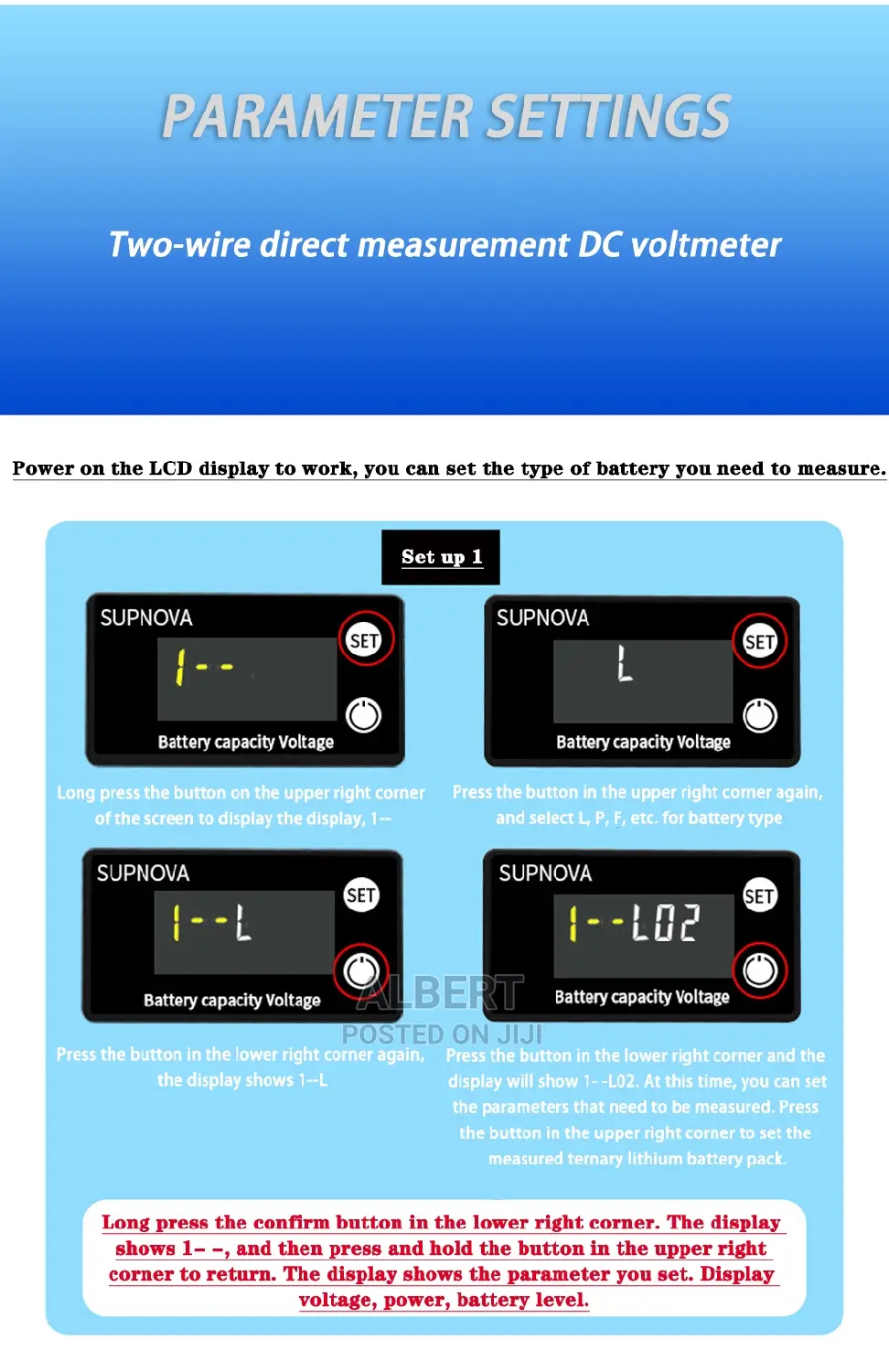 10v-100v Battery Capacity Tester