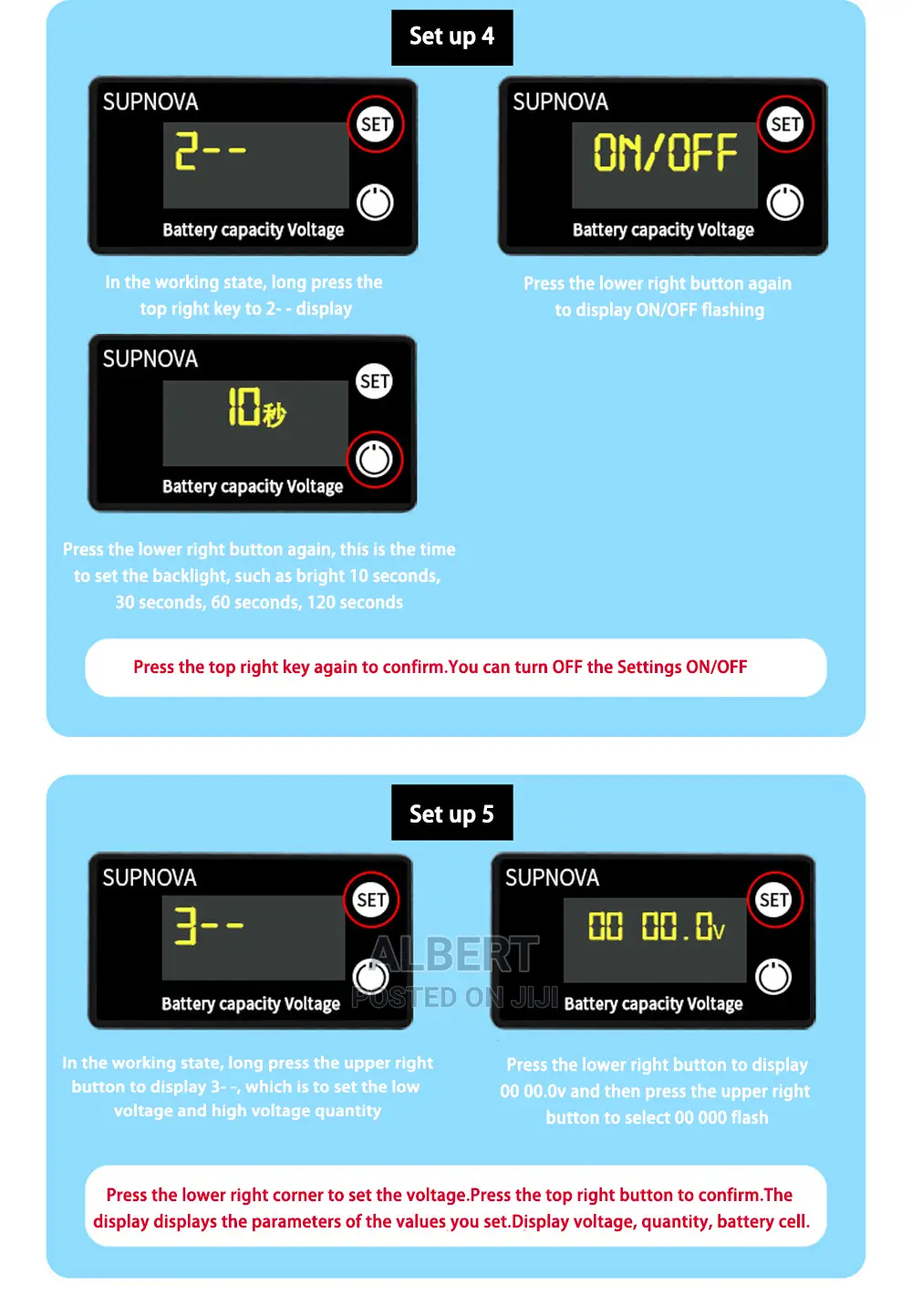 10v-100v Battery Capacity Tester