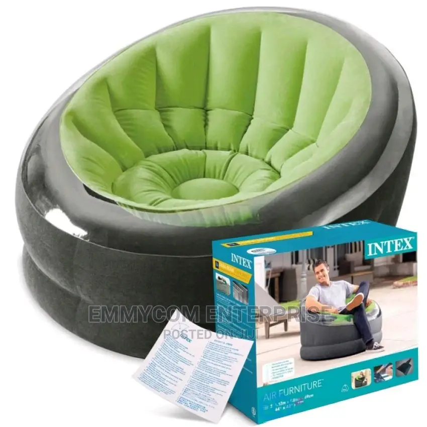 Intex Air Sofa Pouf Couch PVC New in Box