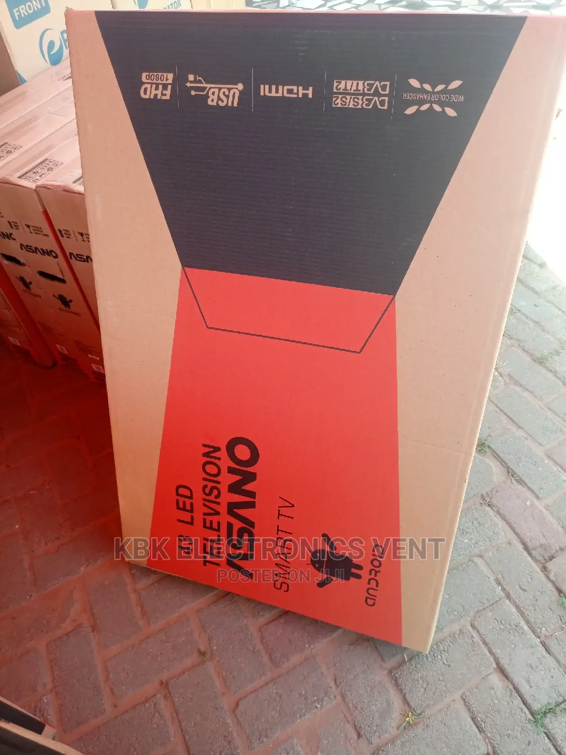 Asano 43" Flameless Smart Android Satellite Digital Led Tv