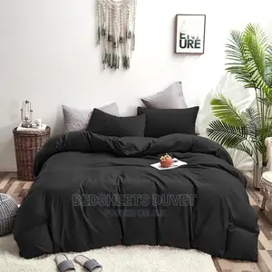 Black Fitted Sheet Set