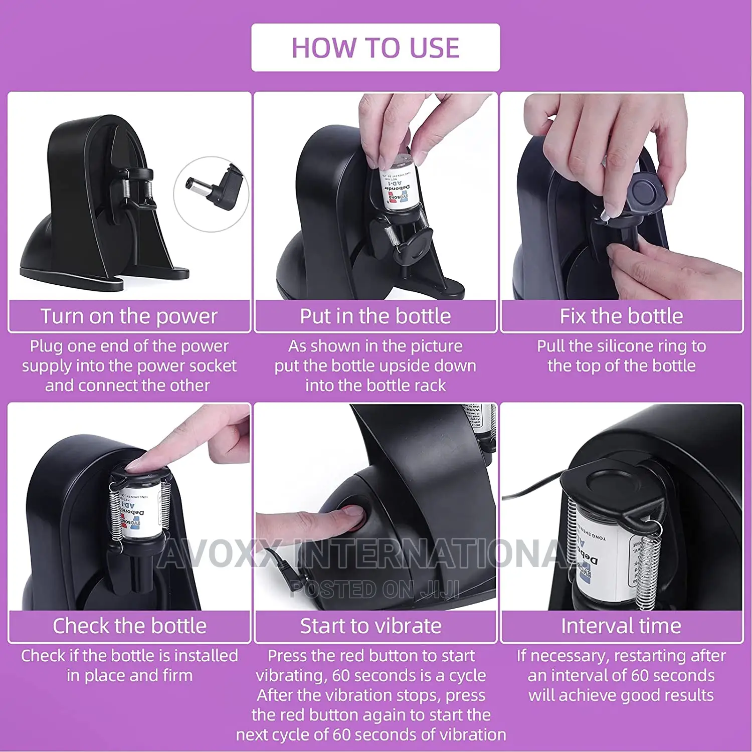 Pro Nail Polish Shaker , Adjustable Gel Polish Mixer