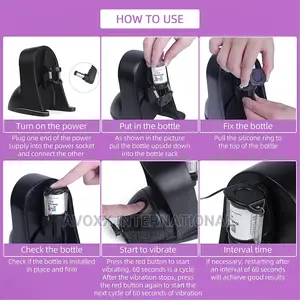 Pro Nail Polish Shaker , Adjustable Gel Polish Mixer