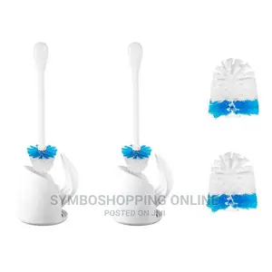 Oxo Toilet Brush Canister Set Two Replacement Brush Heads