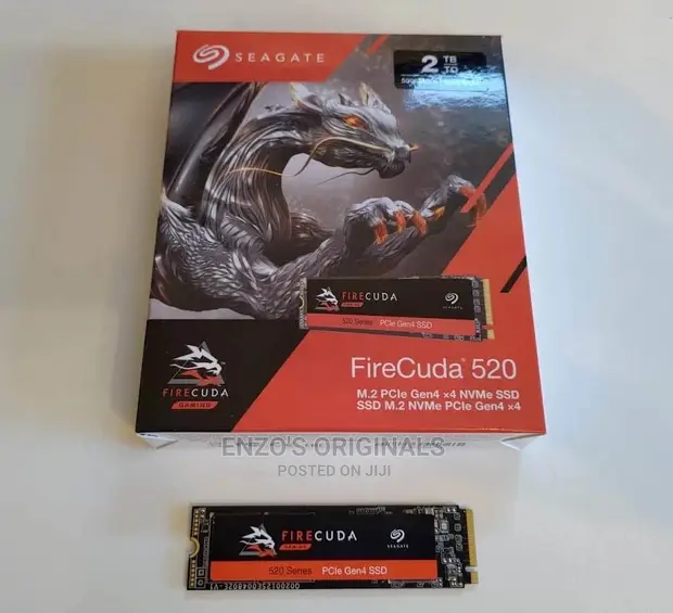 Seagate Firecuda 520 2TB Nvme M.2 Gen4 SSD PS5 Storage in