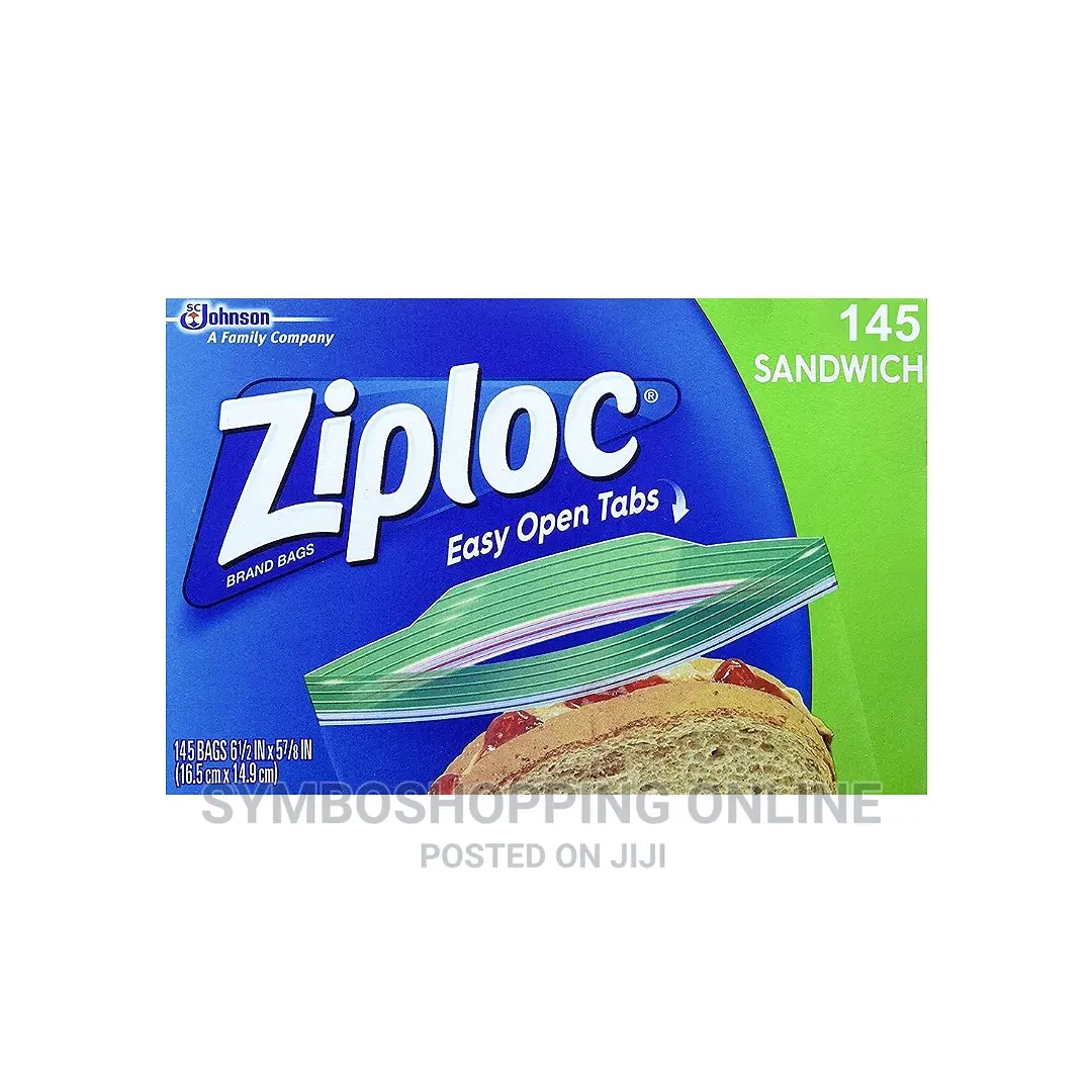Ziploc Sandwich Bags Ziplock Zip Lock Lunch Storage Bag 145